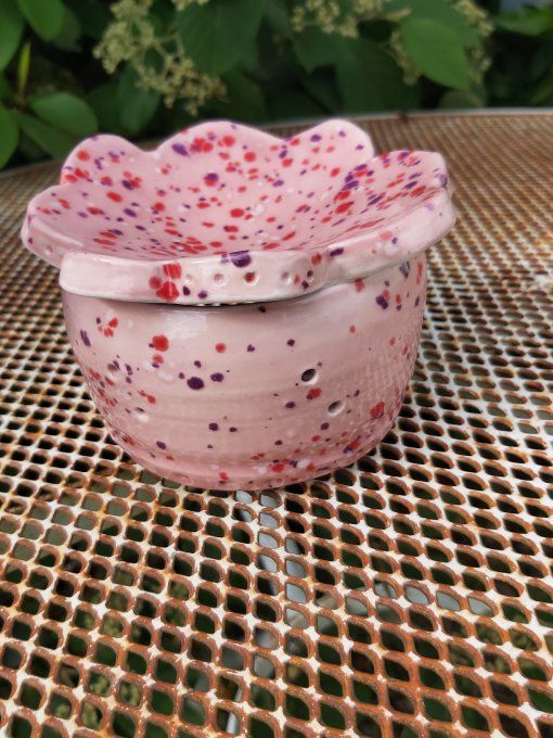 Brûleur Huiles Essentielles rose moucheté