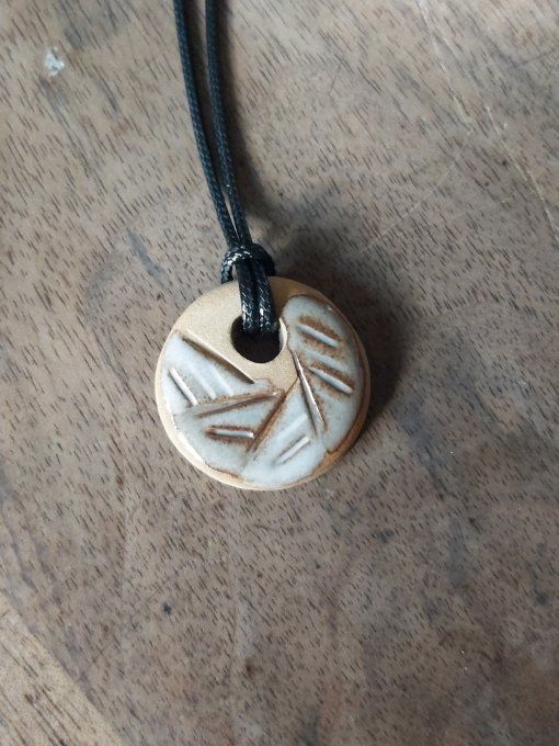 Collier céramique tricolore