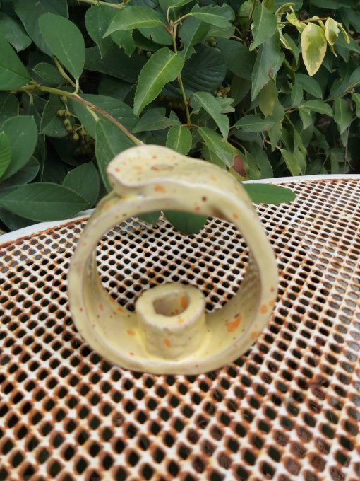 Soliflore jaune moucheté