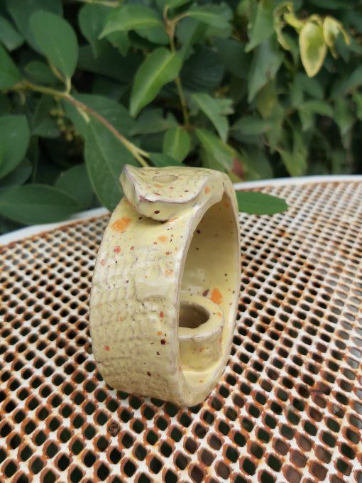 Soliflore jaune moucheté
