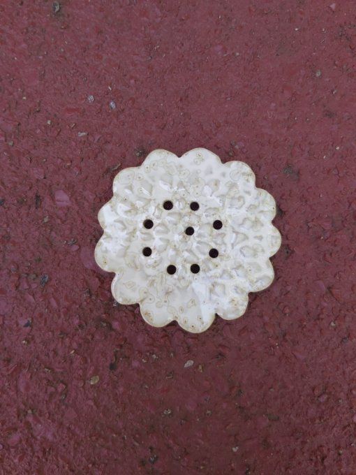 Support de fleurs Blanc nacré